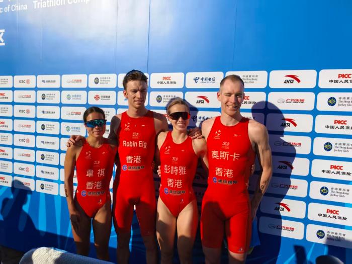 山东队勇夺第十五届全国运动会铁人三项混合接